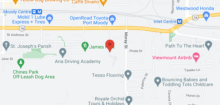 map of 170 JAMES ROAD